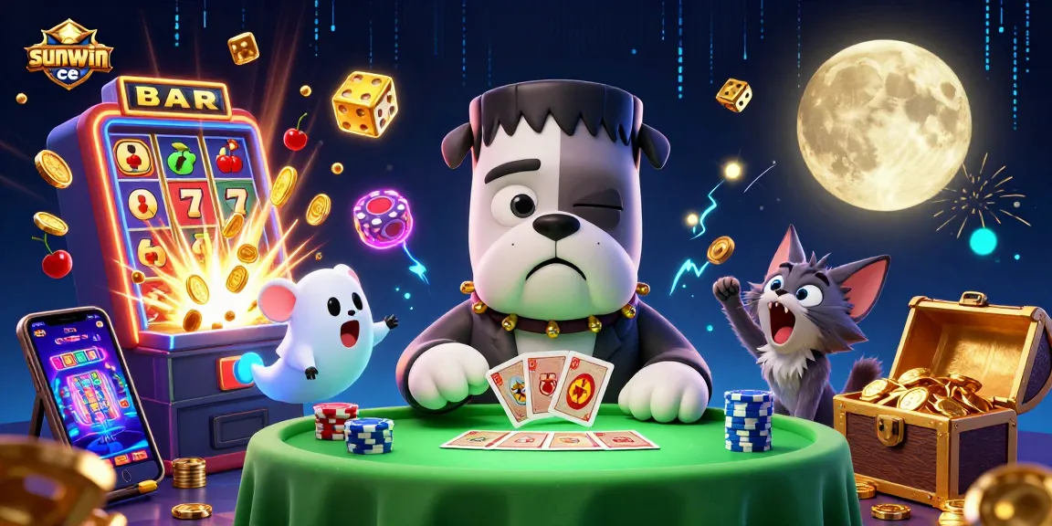 Engage in thrilling casino action with sunwin ce, featuring vibrant characters and dynamic game elements.