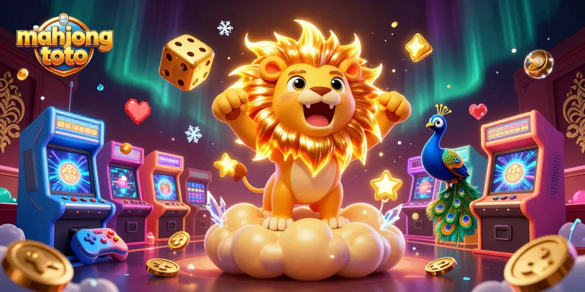 Engage in mahjong toto with a vibrant 3D illustration showcasing exciting casino elements.