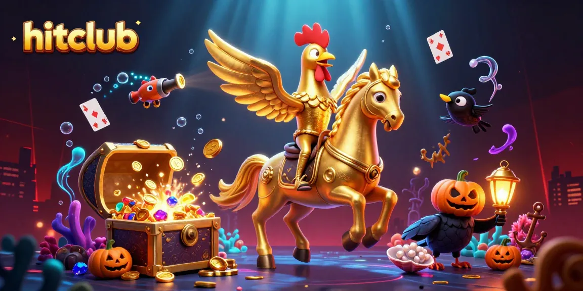 Experience the thrill at hitclub with an enchanting midnight casino scene showcasing vibrant characters and dynamic game elements.